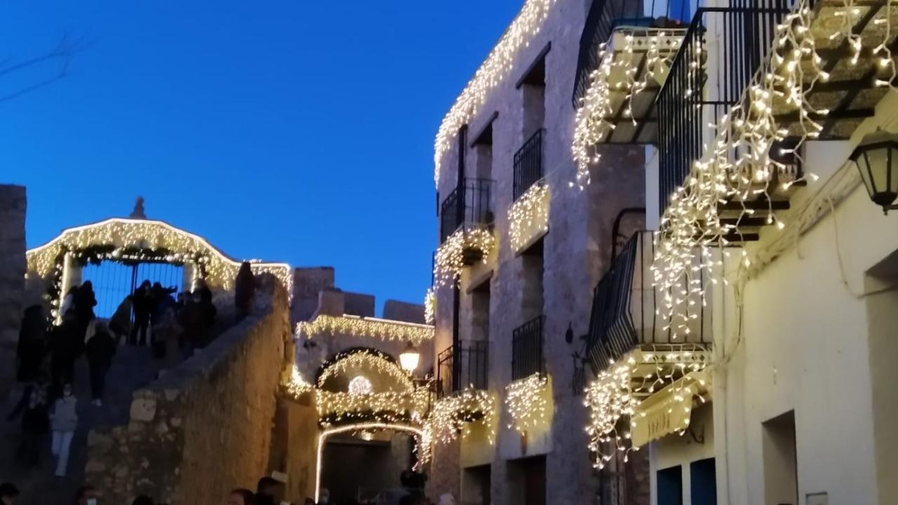 Adosado con fantásticas vistas al mar y piscina. Apartamento Peñíscola Exterior foto